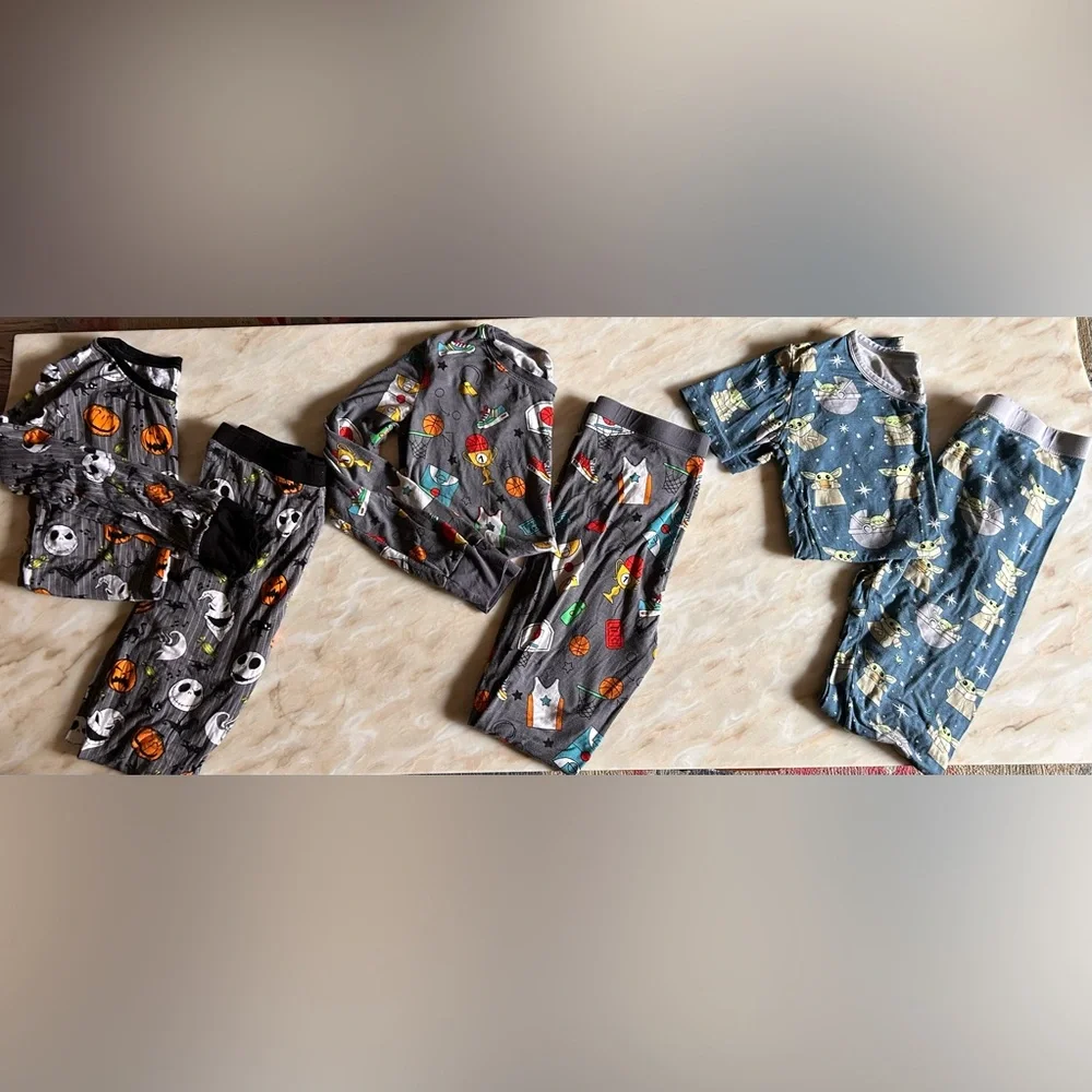 Little‎ Sleepies Star Wars/Basketball/Nightmare Before Christmas Pajama Sets (3)